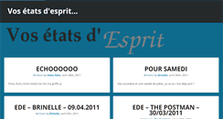 Desktop Screenshot of etatsdesprit.be